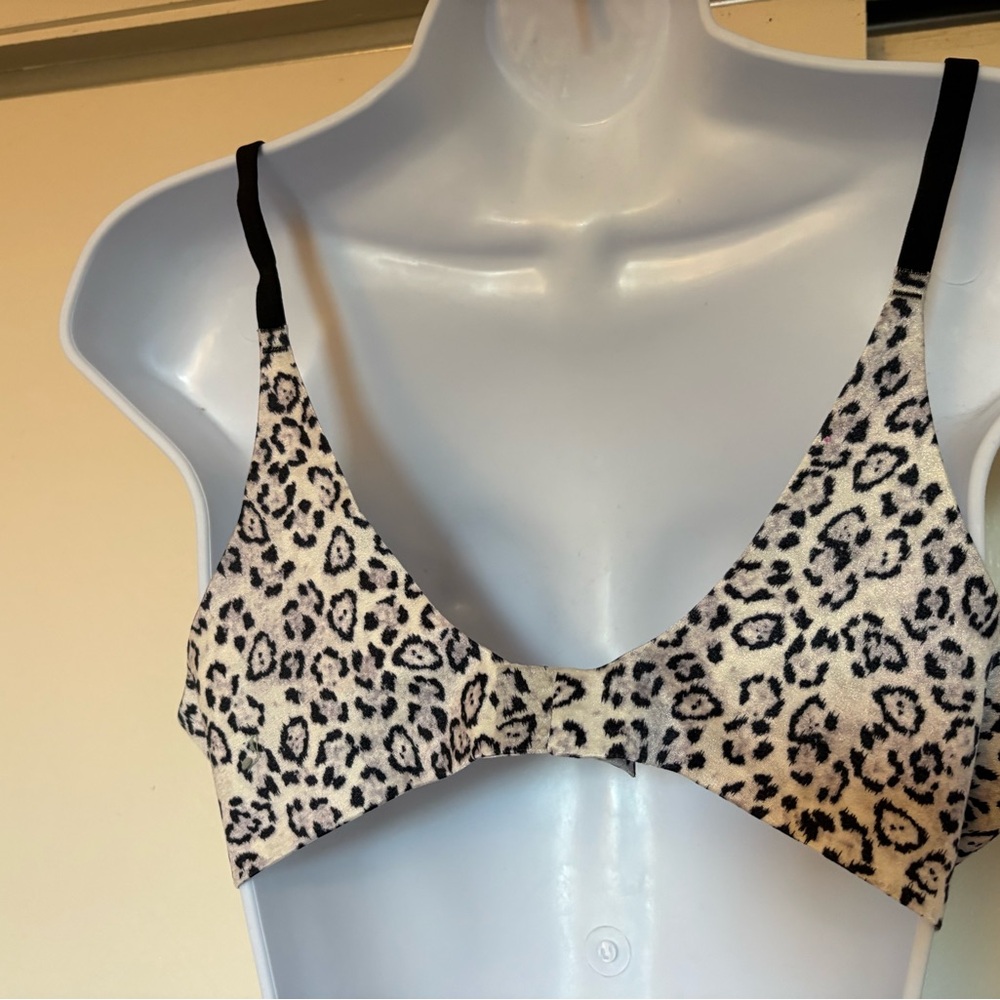 Vs Leopard Sequin Push-Up Bra - Leopard Sequin Pr… - image 4